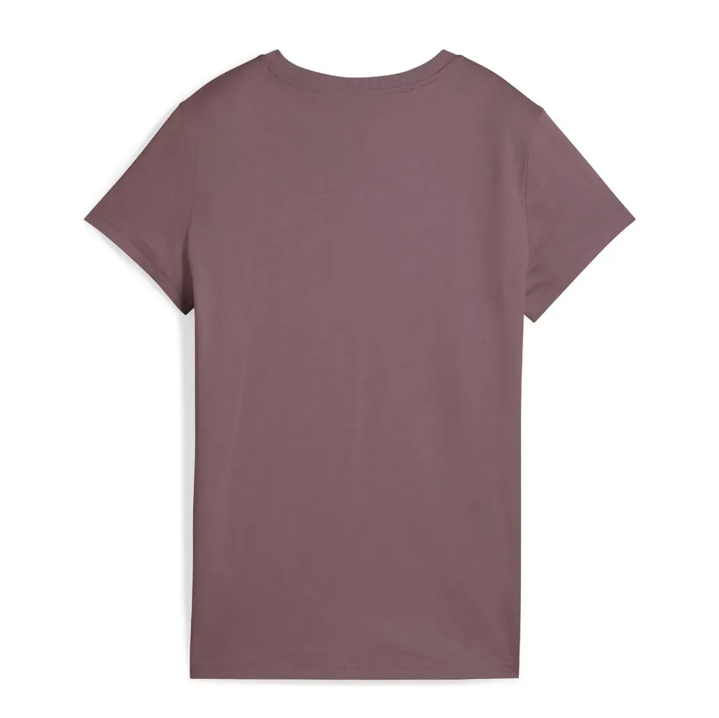 Blusa feminina Puma roxo vista lateral para ajuste